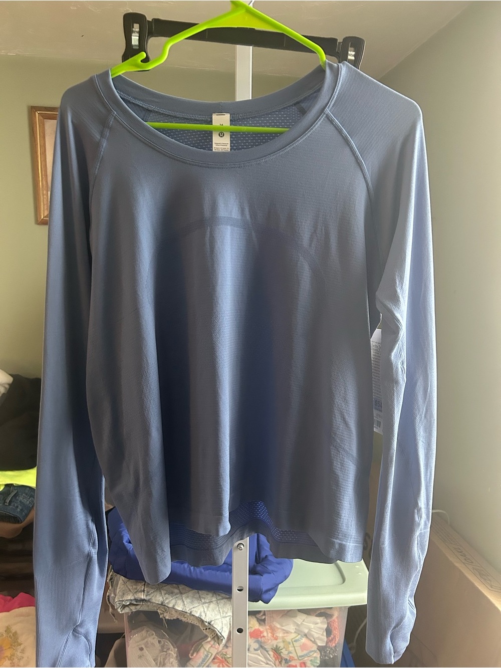 lululemon Swiftly Tech Long Sleeve in Light Blue